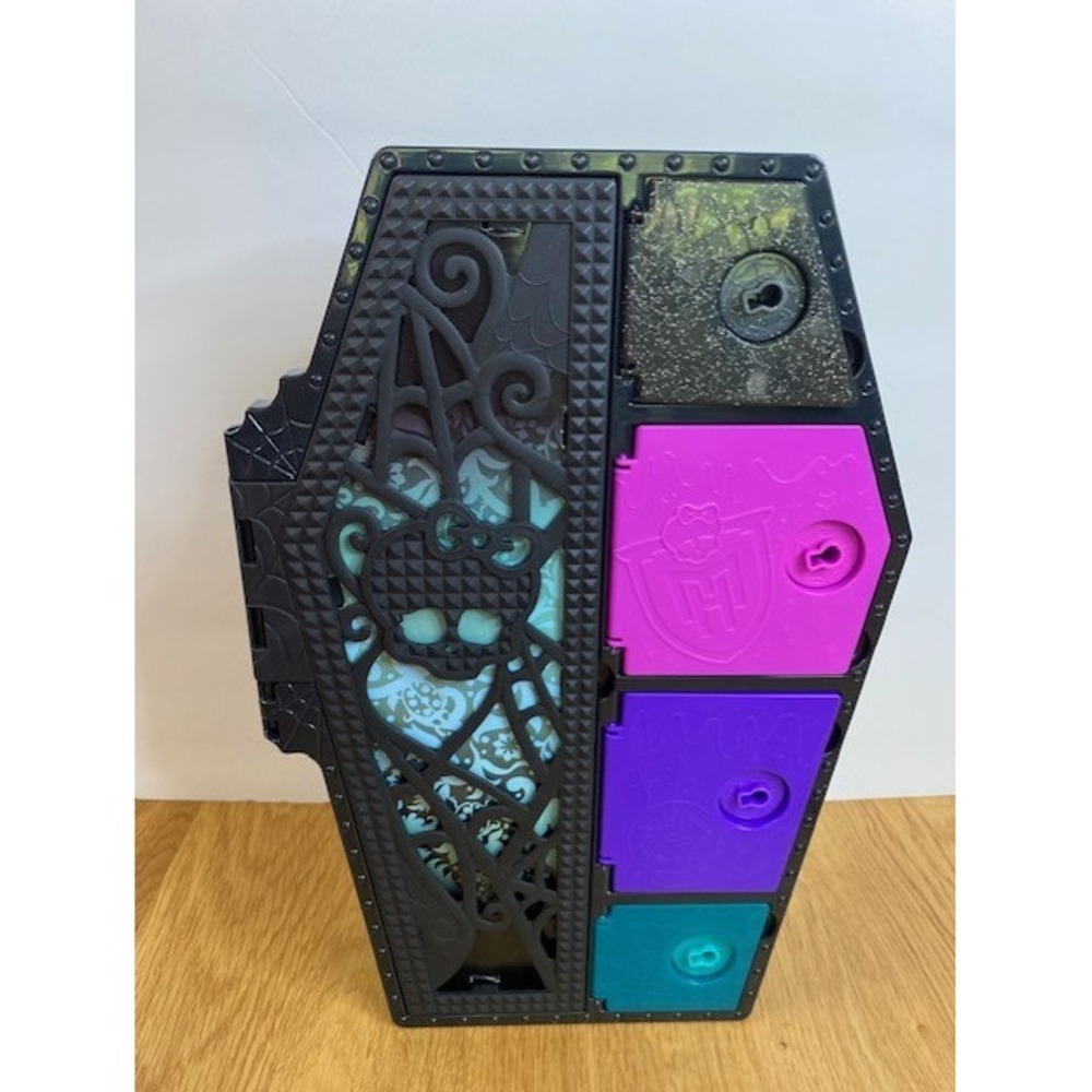 Monster High Skulltimate Secrets Coffin Locker Kids One Size Black Good Storage